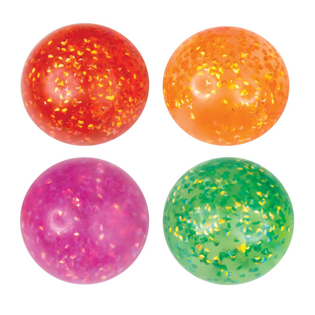 2380838 Sphere Galactic Glitter Ball, Assorted case of 144