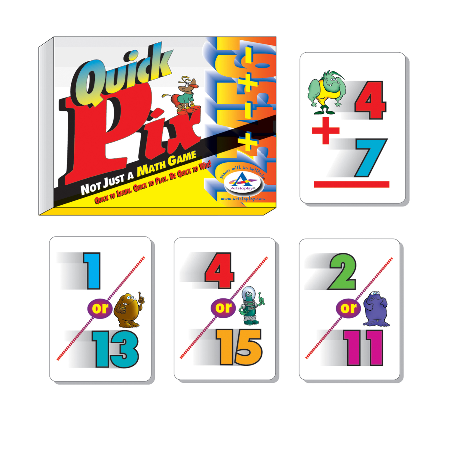 2317863 Quick Pix Math Version - 3-12 Players, Ages 8+ case of 24