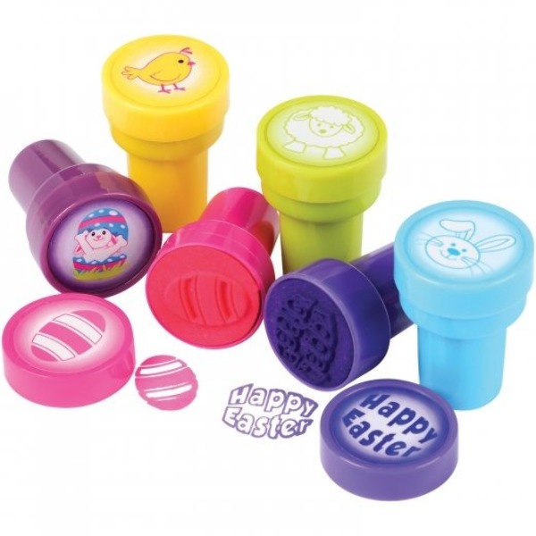 2344979 Easter Stamps - Assorted Color - Case of 198