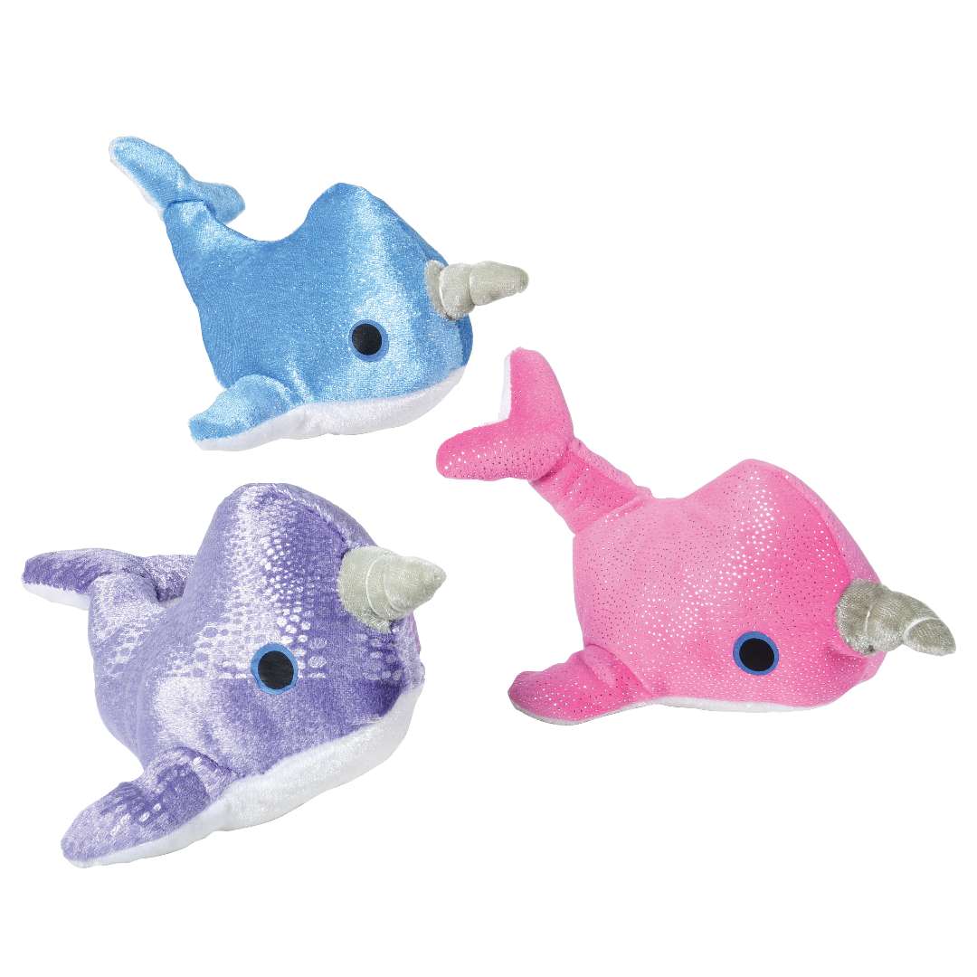 2344970 Narwhal Plush Toys - Assorted case of 36