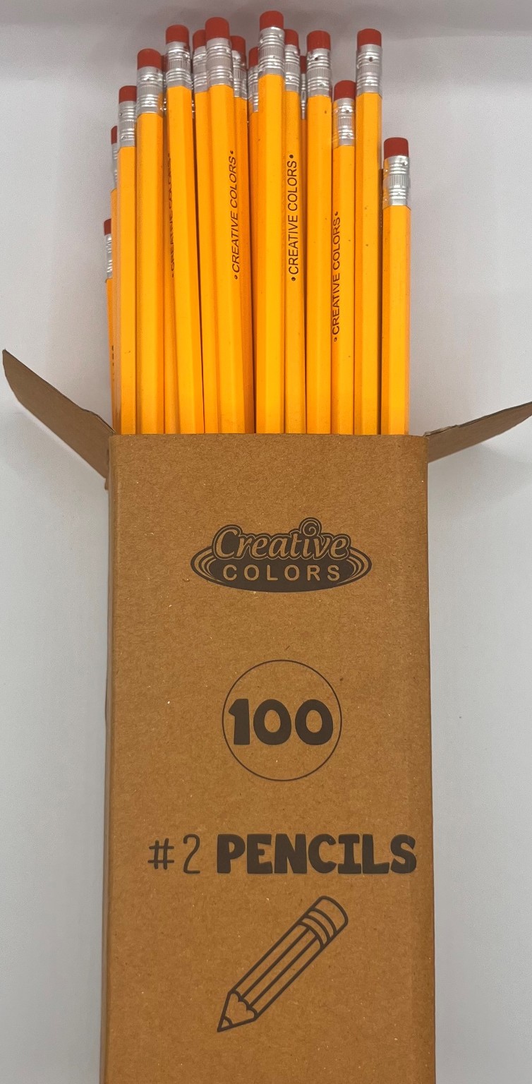 2371494 #2 Pencils - Unsharpened, 100 Pencils case of 4
