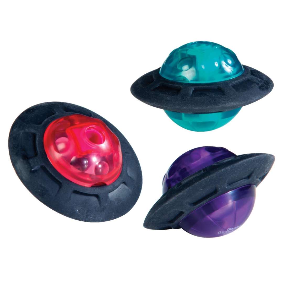 2377763 UFO Dual Pencil Sharpener and Erasers, 12 Pack case of 288