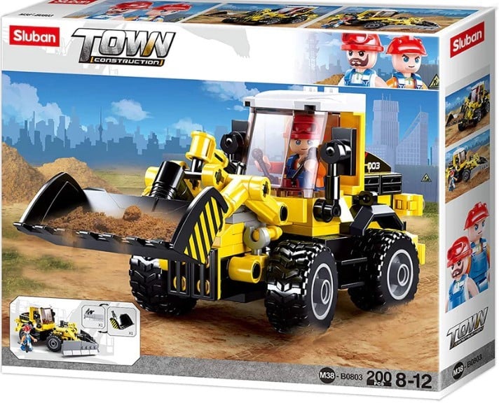 2368326 2-in-1 Forklift Truck Building Brick Construction Kits - 200 Pieces case of 16