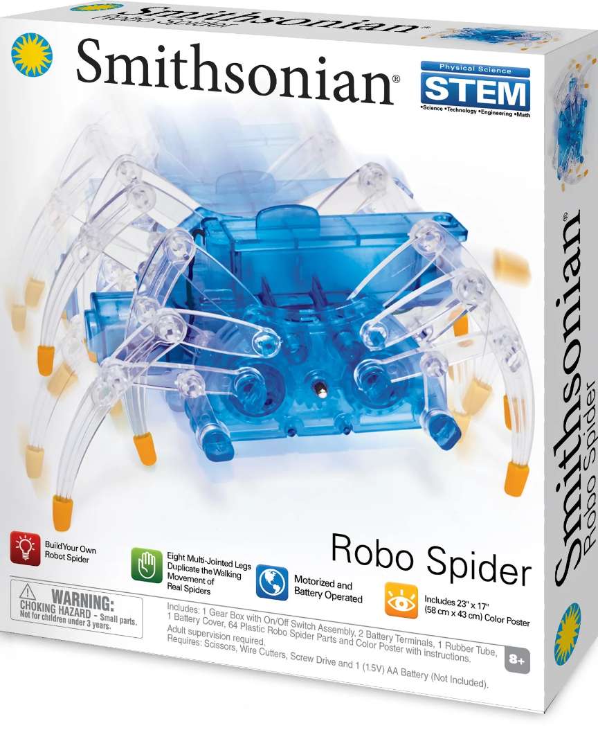 2377687 Smithsonian Robo Spiders case of 4