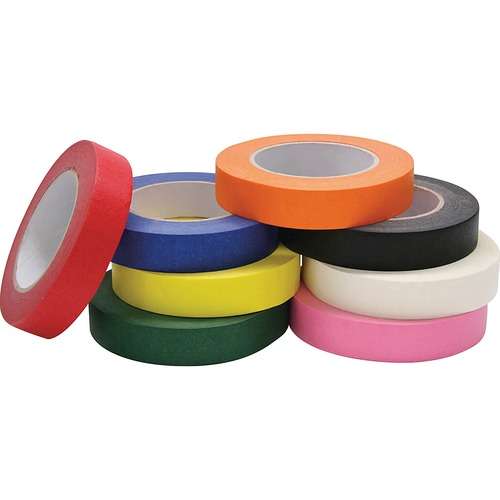 2377948 Masking Tape - 12 Sets, 8 Assorted Colors case of 12