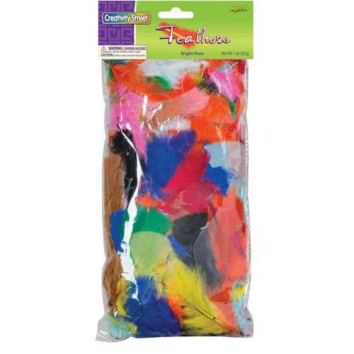 2378055 Plumage 1oz Feathers - Assorted Colors case of 144