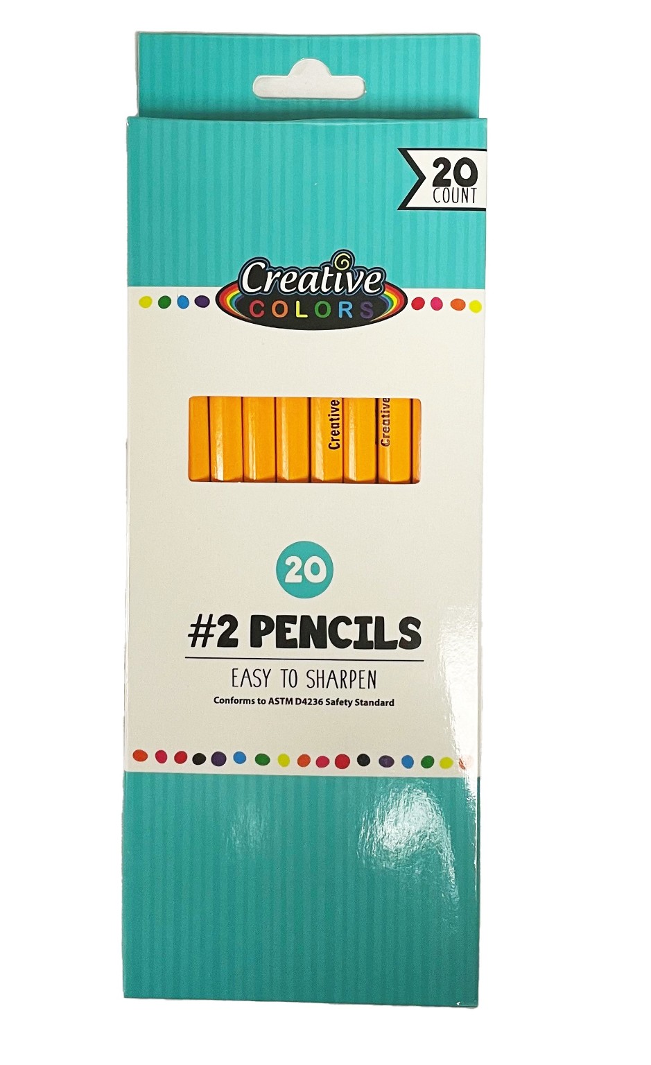 2371493 #2 Pencils - Unsharpened, 20 Pack case of 48