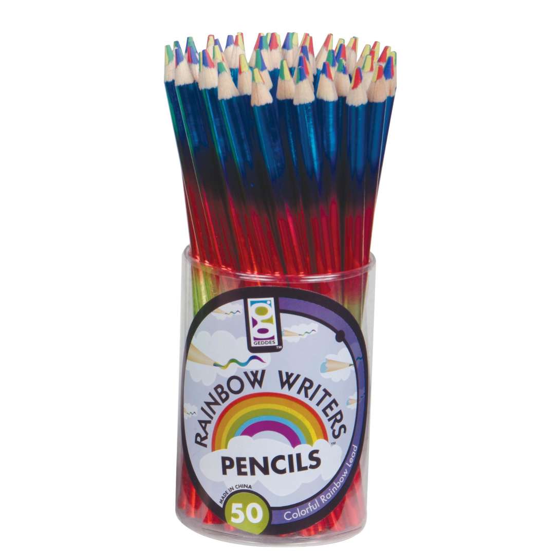 2377503 Rainbow Writer Pencils, Multicolor, 50 Pack case of 1000