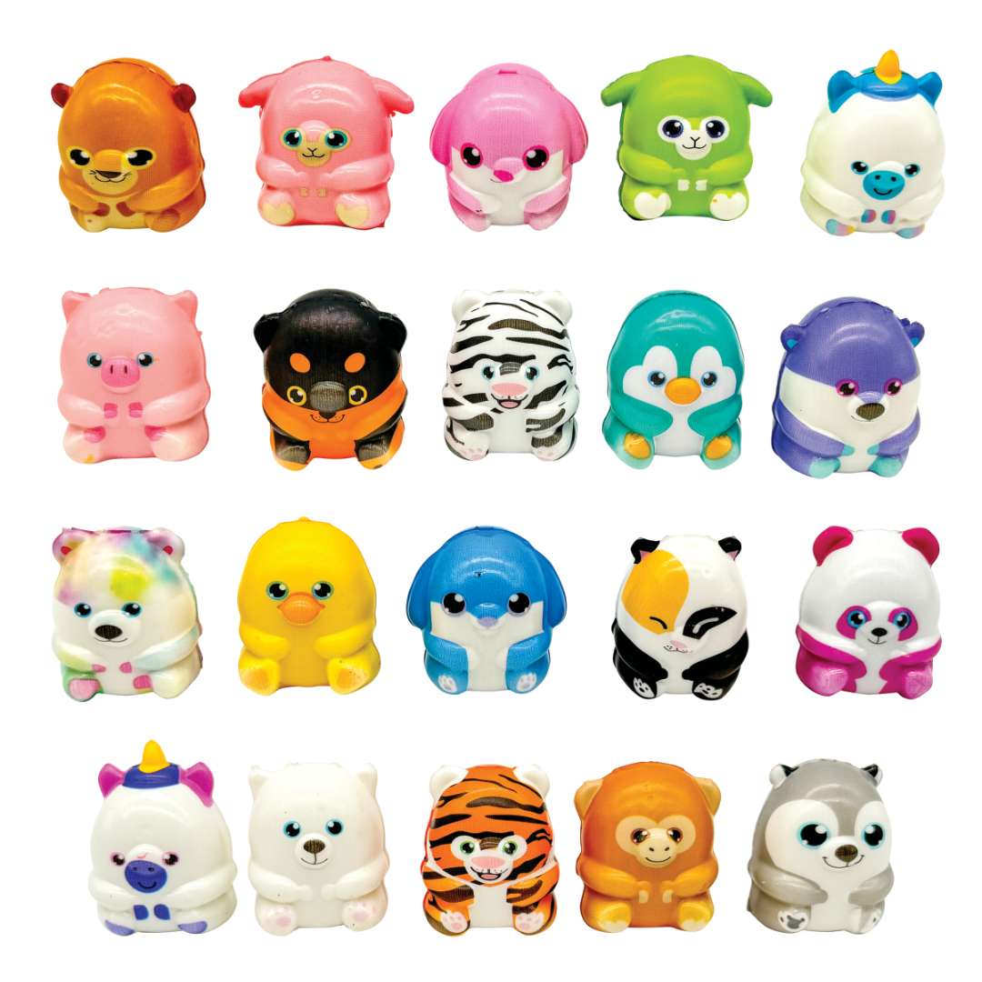 2386424 Mini Squishies - Assorted, 2 case of 288