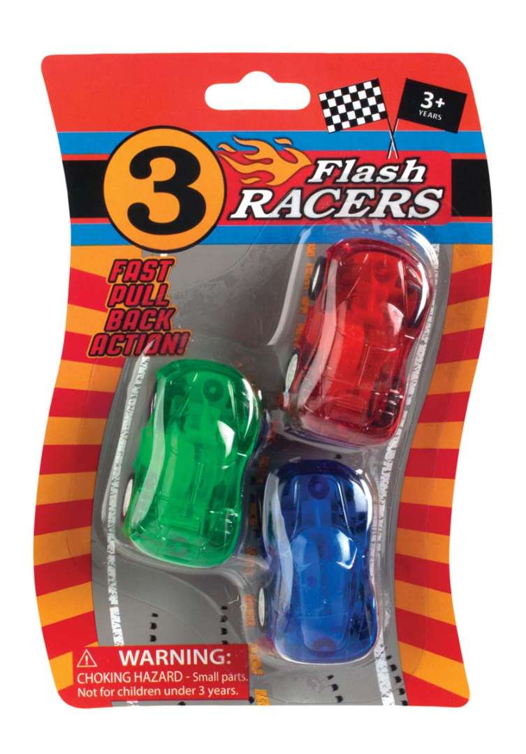 2377668 Flash Racer Cars - Assorted, 2 case of 12