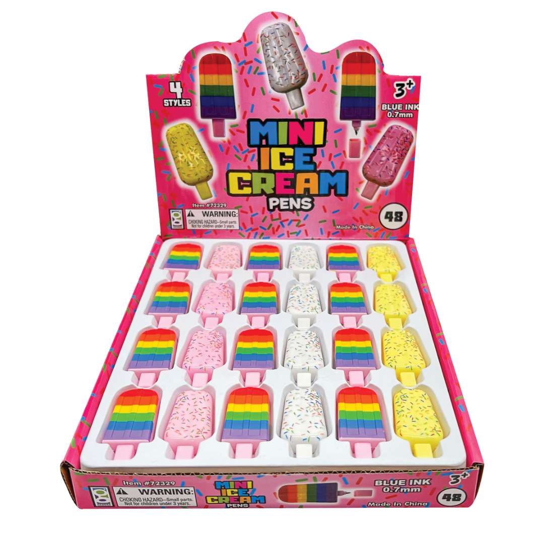 2377889 Mini Ice Cream Pens, Assorted, 48 Pack case of 1152