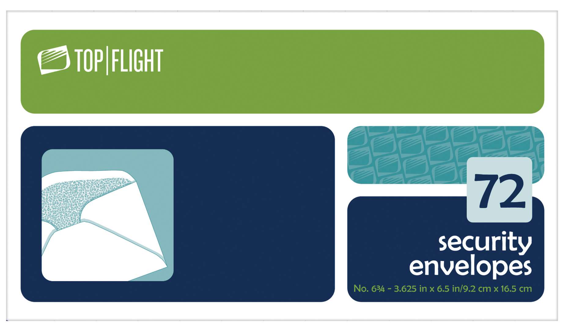 2378423 Boxed Envelopes, White, 72 ct. case of 24