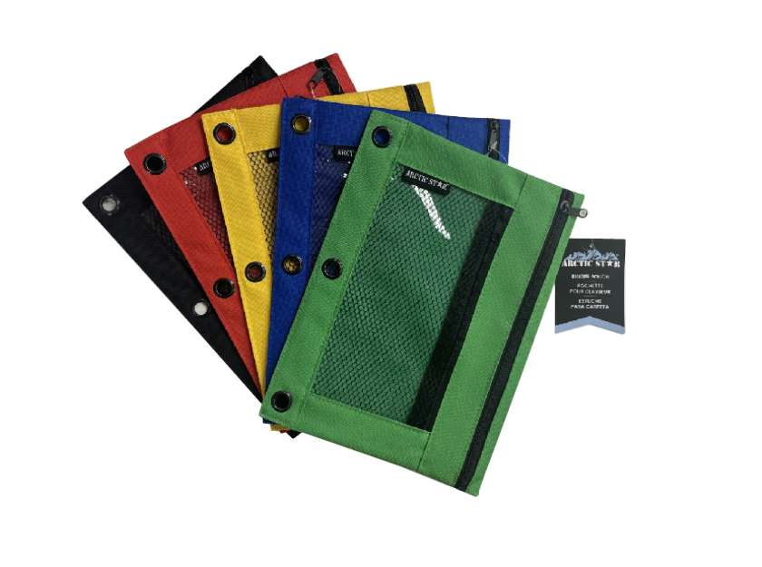 2378498 Double Zipper Pencil Pouch case of 96