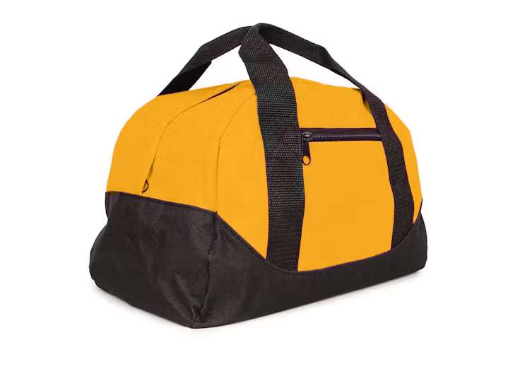 2379464 Two-Tone Duffle Bags, Gold/Black case of 48