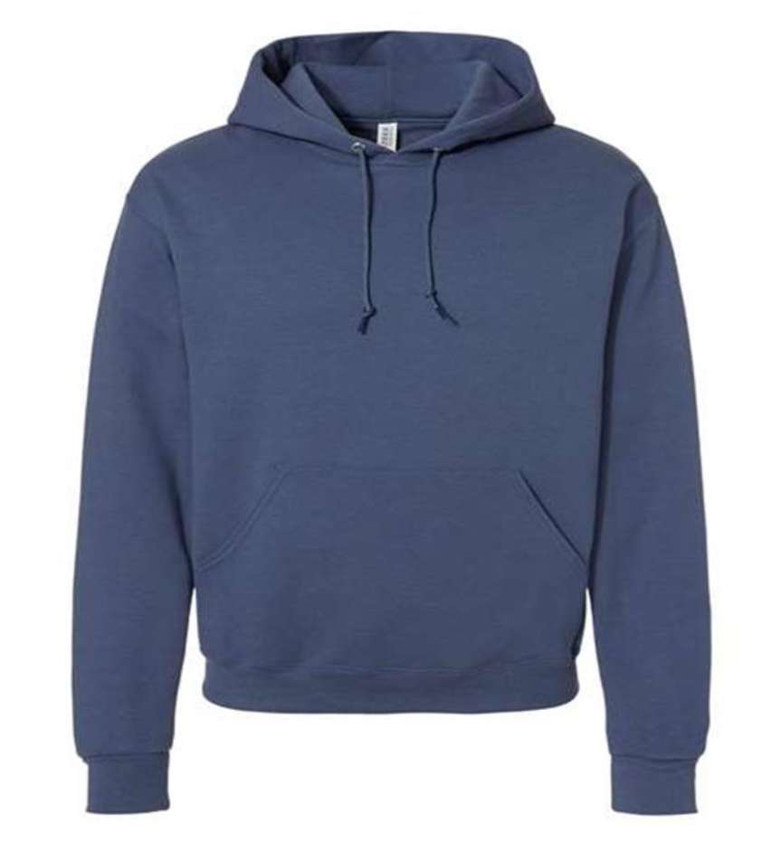 2380196 NuBlend Hooded Pullover, Denim, Small case of 24