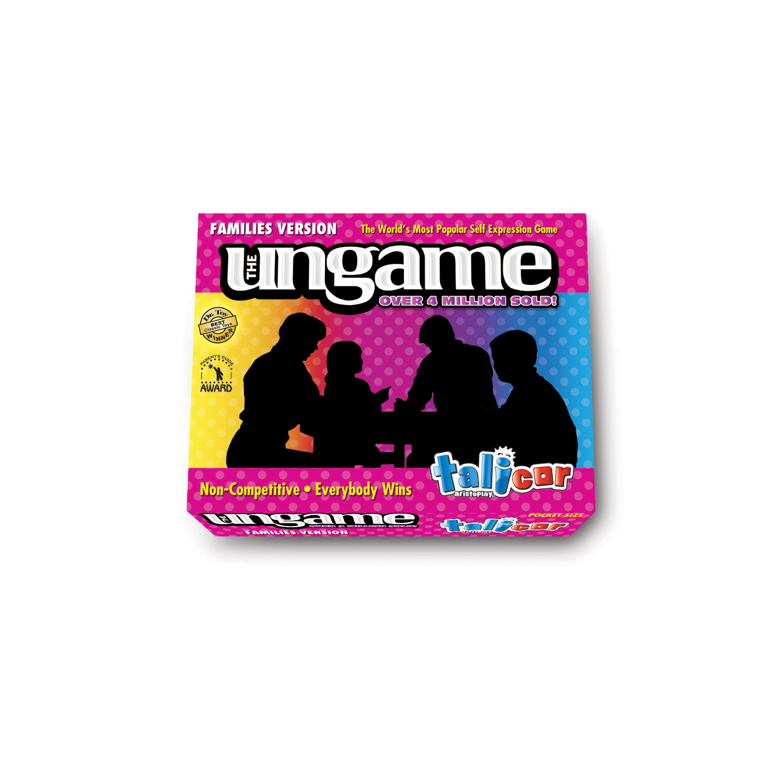 2317855 The Ungame Pocket Board Game - Family Topics, Ages 5+ case of 24