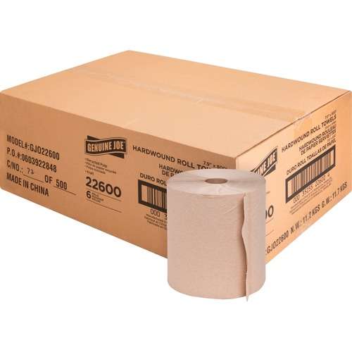 2382707 Embossed Hardwound Roll Towels - 6 Pack case of 1