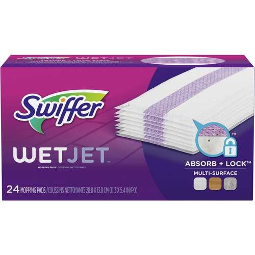 2382833 Swiffer WetJet Mopping Pad Refills  4 Pack case of 24