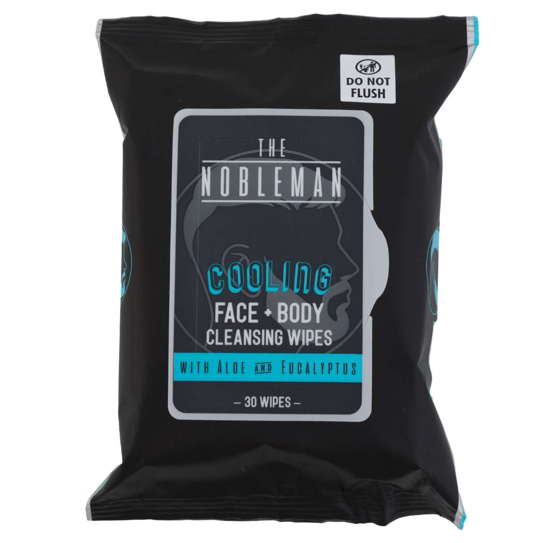 DollarDays 2387919 5 x 6 in. Mens Cooling Face & Body Wipes - 30 Count - Pack of 24