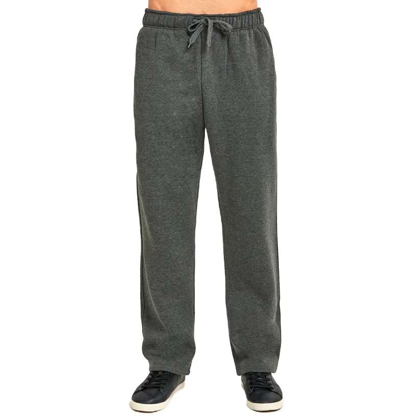 DollarDays 2380060 Mens Fleece Sweatpants, Charcoal, Medium - Pack of 24