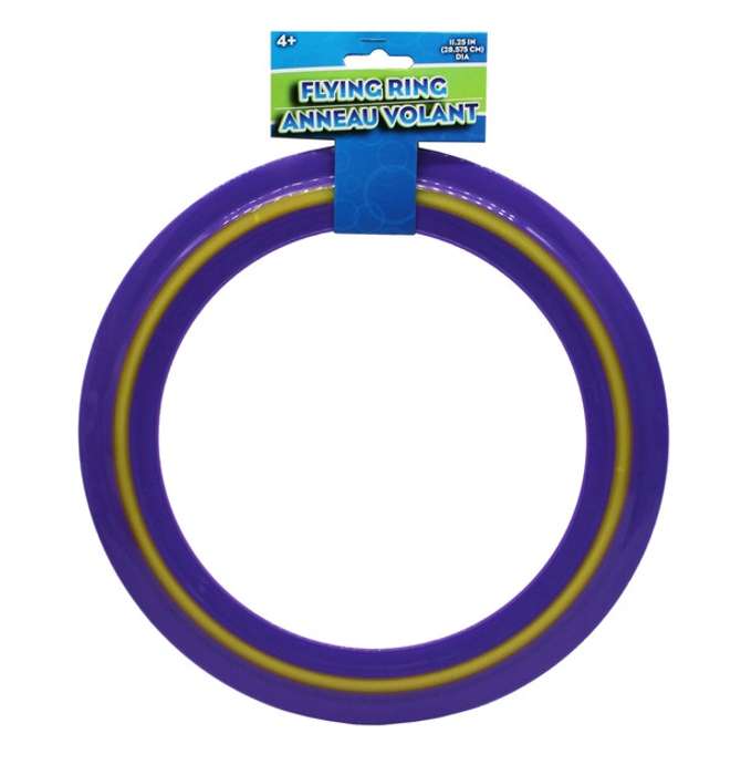 DollarDays 2387811 11.25 in. Flying Ring Disk Toy - Pack of 24