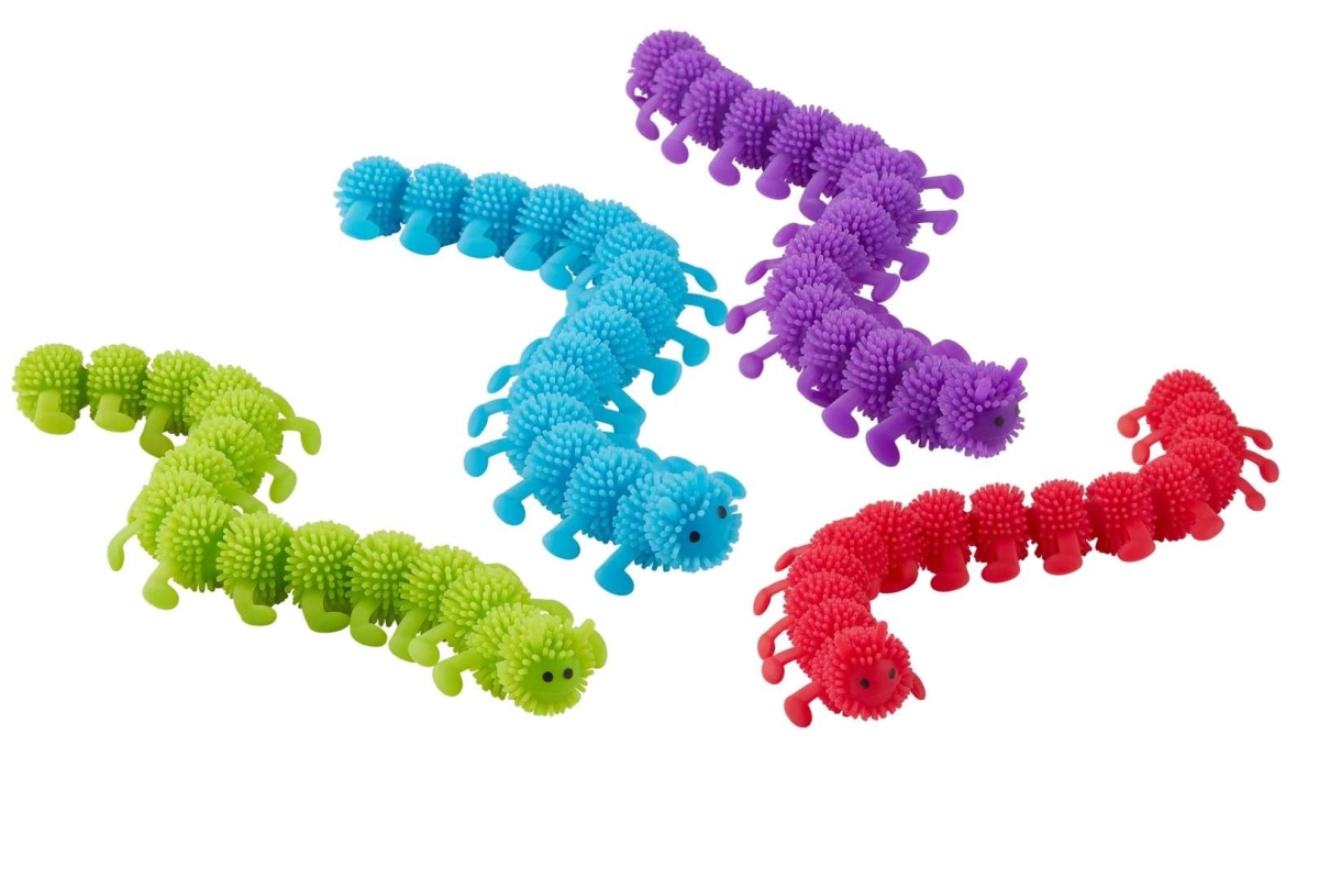 DollarDays 2377622 Colorful Crawlies - Assorted Colors - Pack of 24