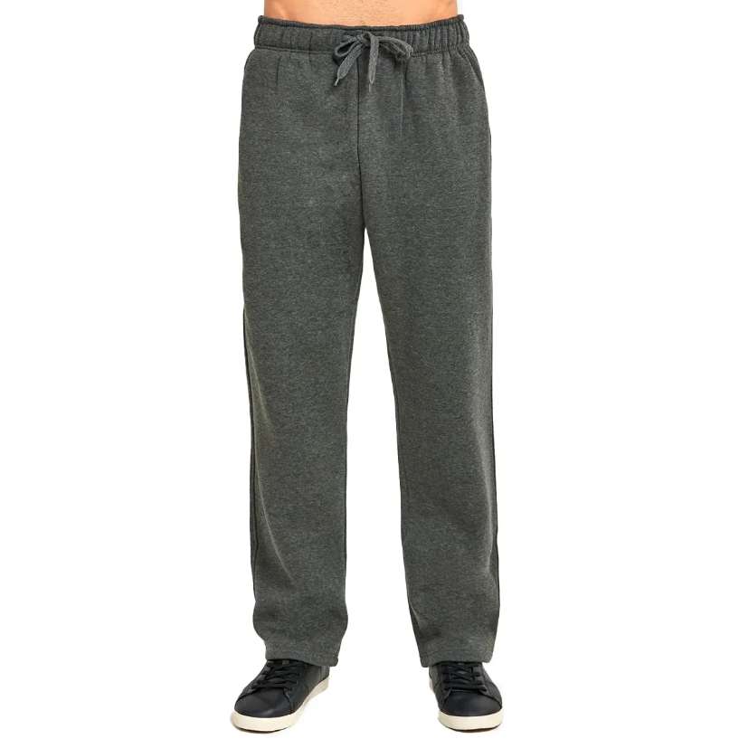 DollarDays 2380057 Mens Fleece Sweatpants, Charcoal, 2X - Pack of 24