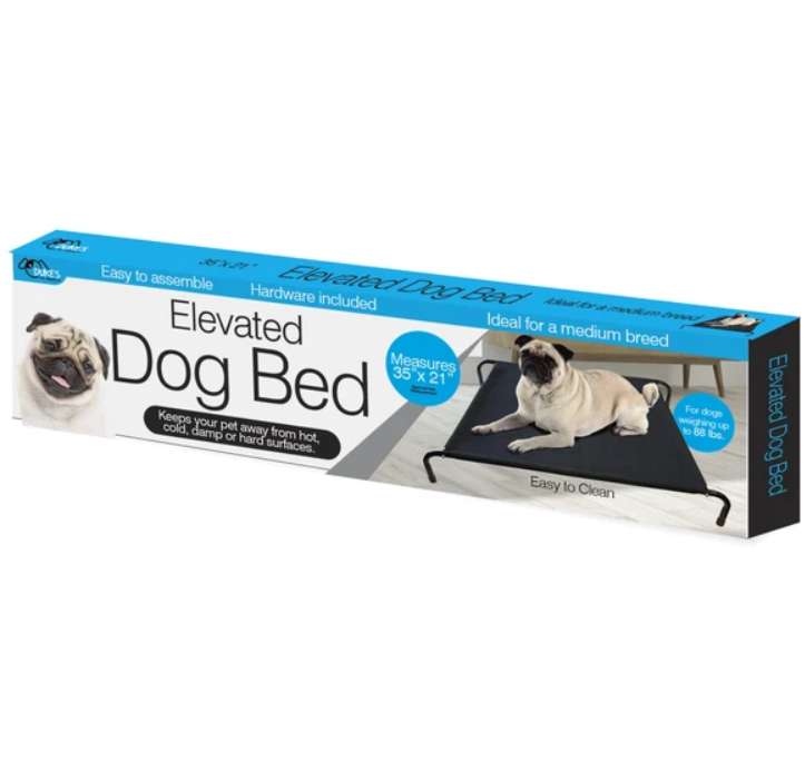DollarDays 2385748 Water Resistant Elevated Dog Bed - Pack of 6
