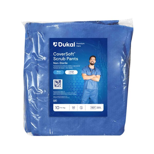 DollarDays 2388527 Scrub Pants, Blue - Large - Case of 50