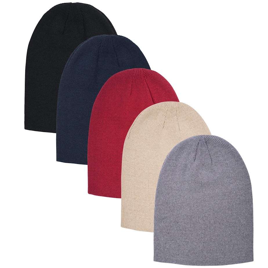 DollarDays 2373702 Womens Winter Beanies - 5 Solid Colors - Case of 240