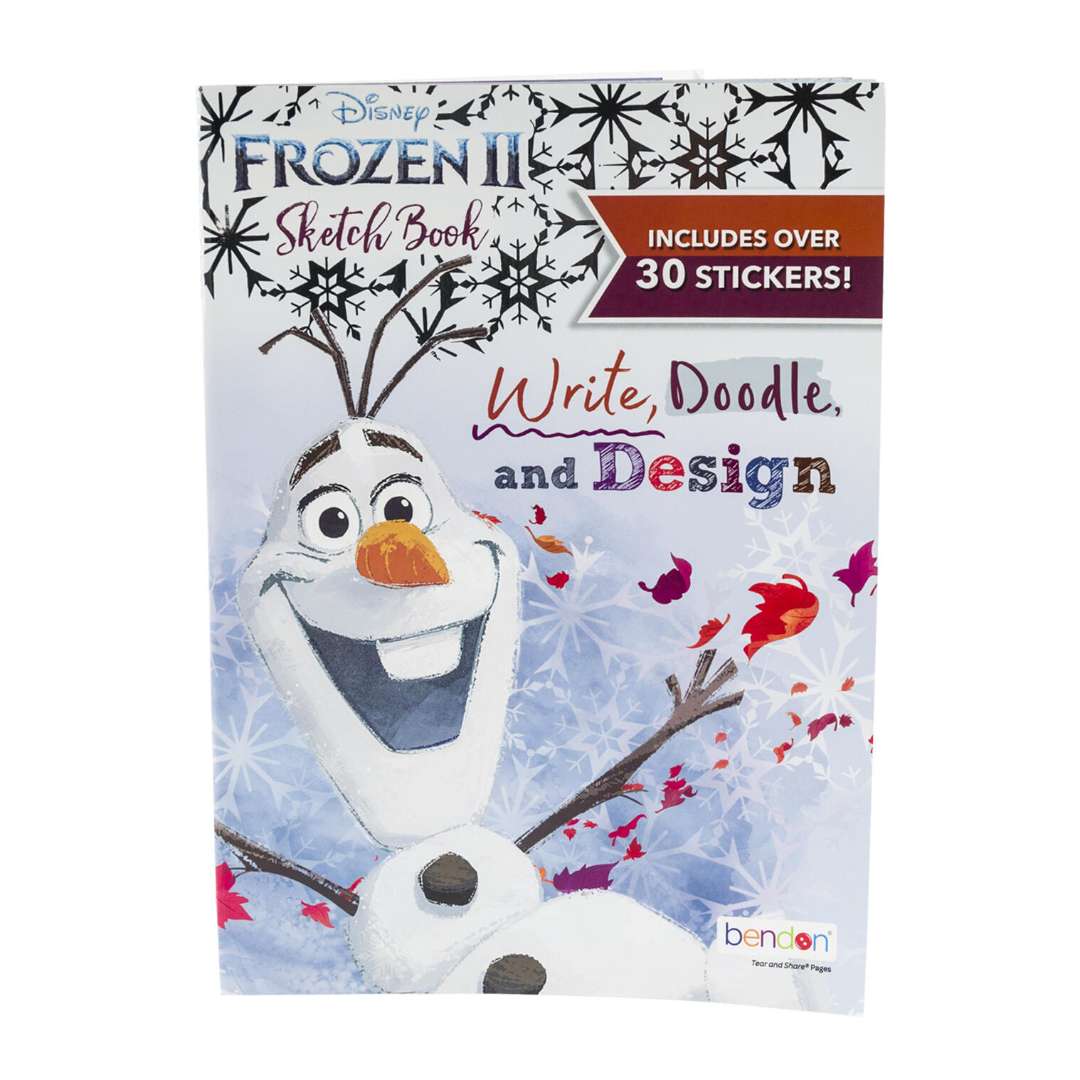 DollarDays 2384770 Disney Frozen 2 Sketch Books - Over 30 Stickers - Case of 48