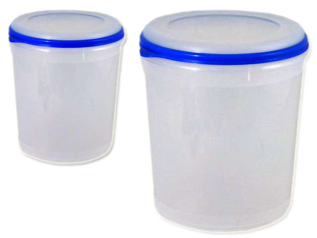 DollarDays 2387111 Plastic Storage Containers - Case of 24