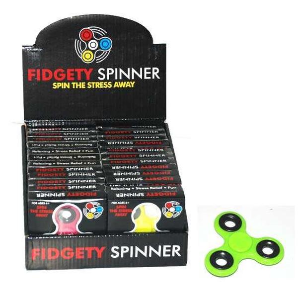 DollarDays 2388427 Fidget Spinners - Assorted Color - Case of 24