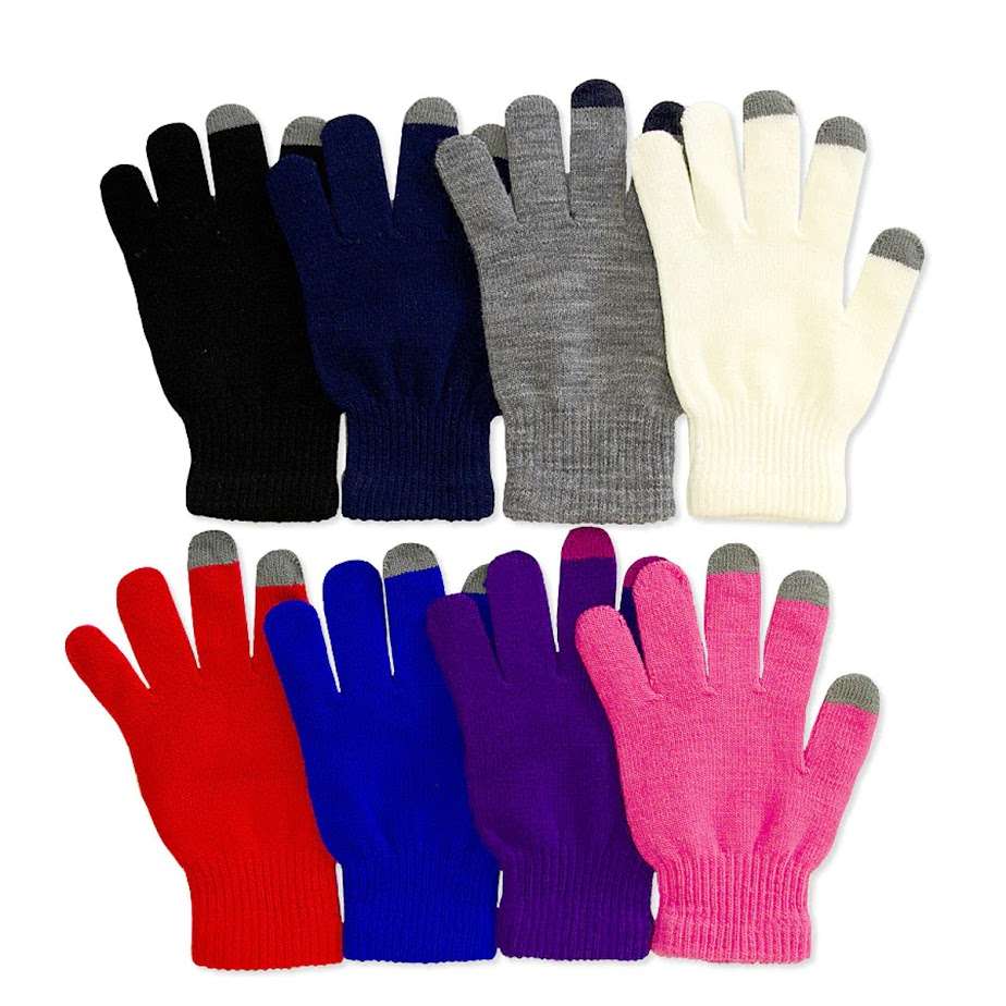 DollarDays 2373734 Womens Touchscreen Magic Gloves - 8 Colors, One Size Fits Most - Case of 360