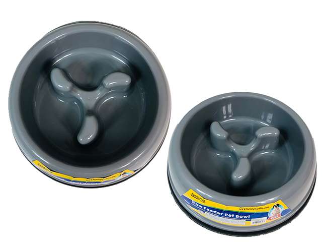 DollarDays 2387352 Slow Feeder Pet Bowls - Case of 24