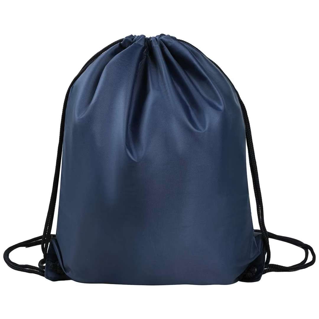 DollarDays 2388407 Navy Drawstring Bag - 17 in. - Case of 144