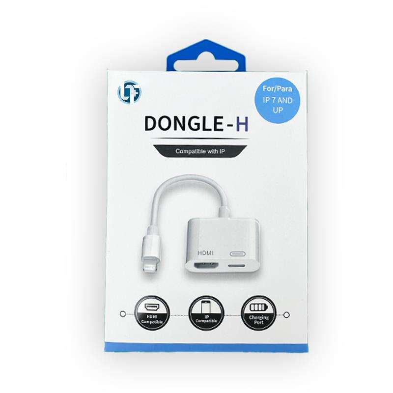 DollarDays 2386388 Dongle Type H Converters - White - Pack of 100