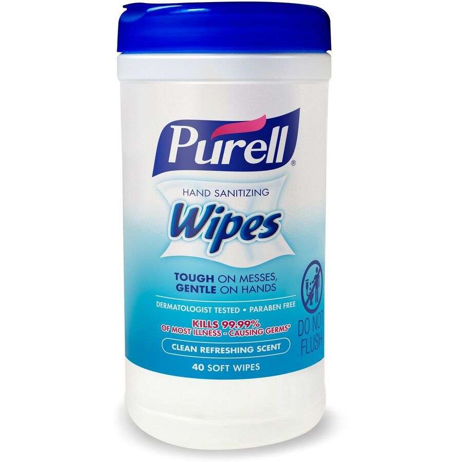 DollarDays 2388723 Purell Clean Scent Hand Sanitizing Wipes