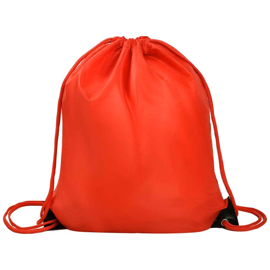 DollarDays 2388703 17 in. Drawstring Bags, Red - Pack of 144