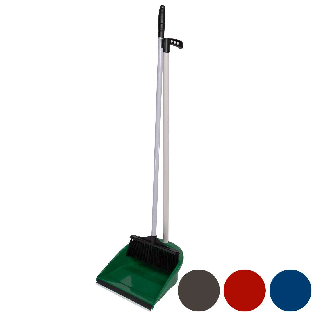 DollarDays 2381198 Dustpan & Broom Set, Assorted - Pack of 36