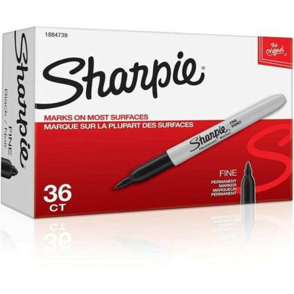 Sharpie 2388852 Sharpie Permanent Marker - 36 Count - Pack of 6