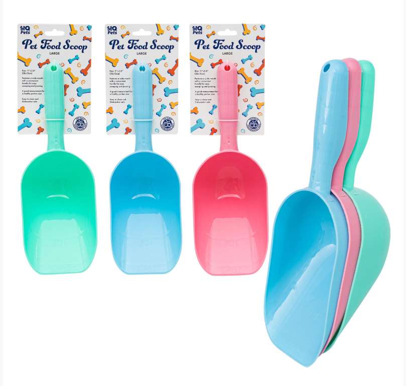 2388915 Pet Food Scoops - Large, Assorted Color - Pack of 48