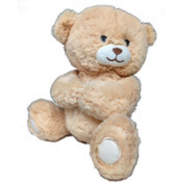 2360146 8 in. Plush Teddy Bears, Tan - Pack of 12