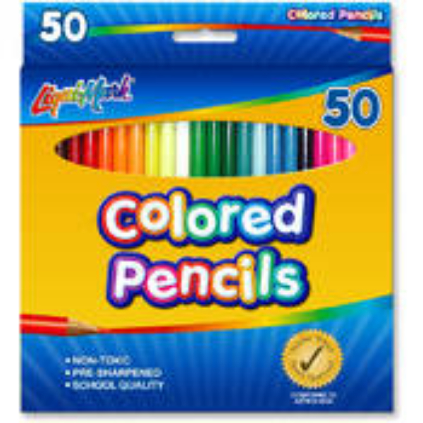 2361489 Pre-Sharpened Colored Pencils, Case of 48 - Pack of 50