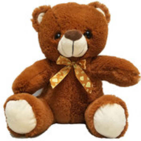 2354316 14 in. Plush Teddy Bears - Brown - Pack of 12