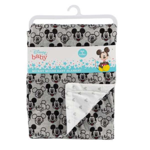 DollarDays 2376787 30 x 40 in. Disney Baby Blankets - Mickey Mouse - Pack of 24