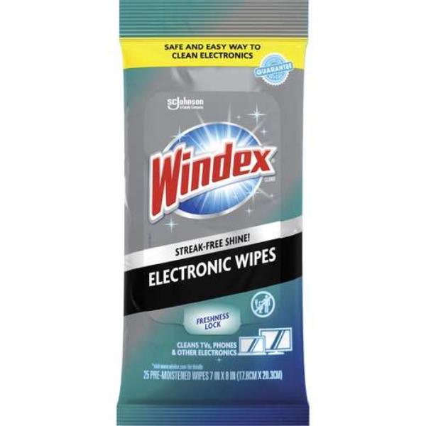 DollarDays 2389828 Windex Electronic Wipes - Case of 12