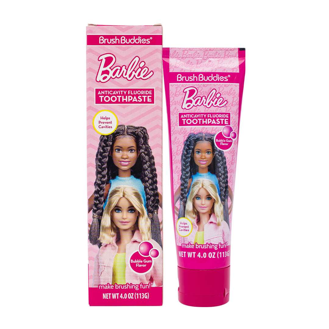 DollarDays 2389934 4 oz Barbie Kids Toothpaste, Bubble Gum - Pack of 24