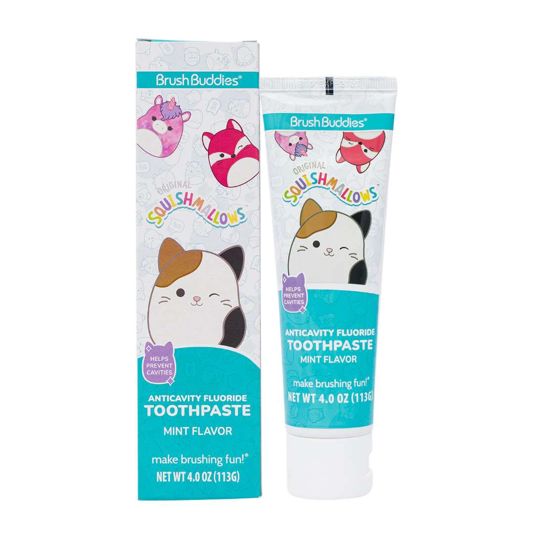 DollarDays 2389938 4 oz Squishmallows Fluoride Toothpaste, Mint Flavor - Pack of 24