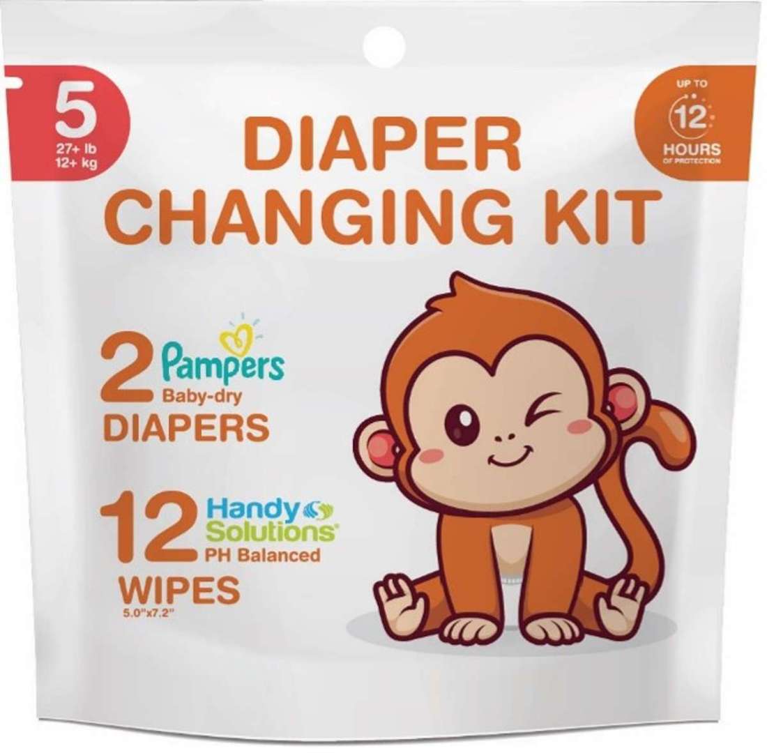 DollarDays 2390200 Diaper Changing Kits - Size 5 - Pack of 32